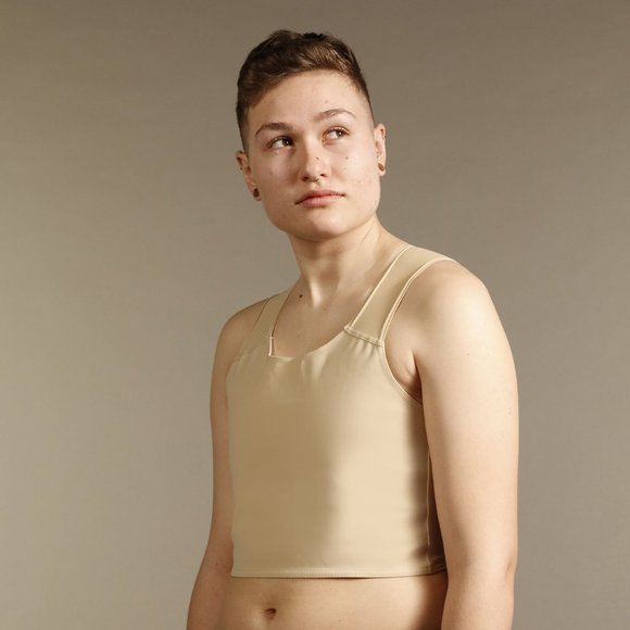 Spectrum Outfitters Other - L Spectrum Outfitters Cream Chest Binder NWOT